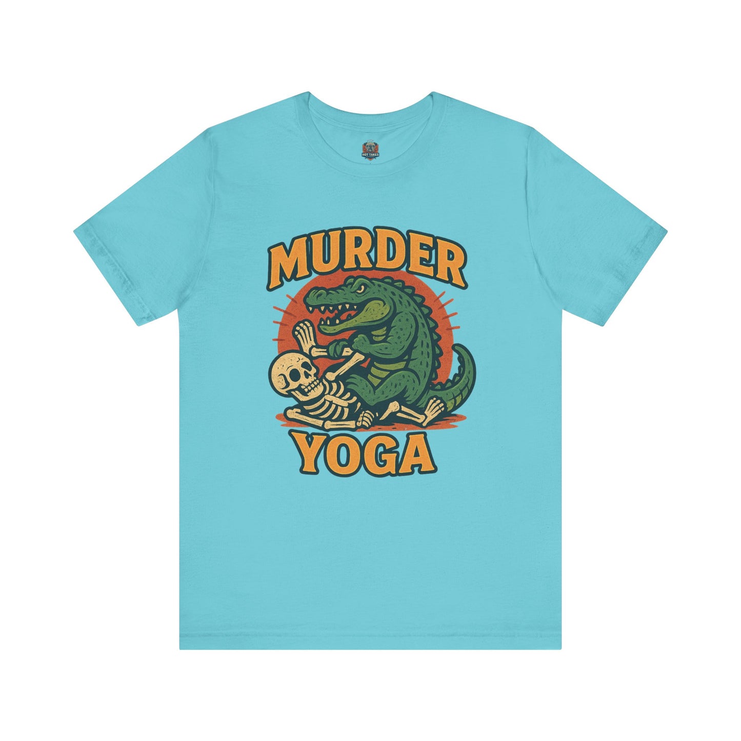 Murder Yoga Alligator BJJ Men/Unisex T-Shirt | Gracie Bradenton Branded