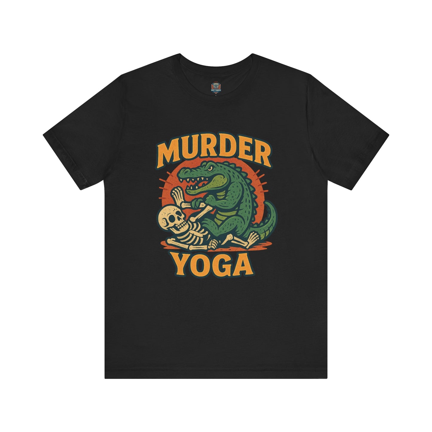 Murder Yoga Alligator BJJ Men/Unisex T-Shirt | Gracie Bradenton Branded