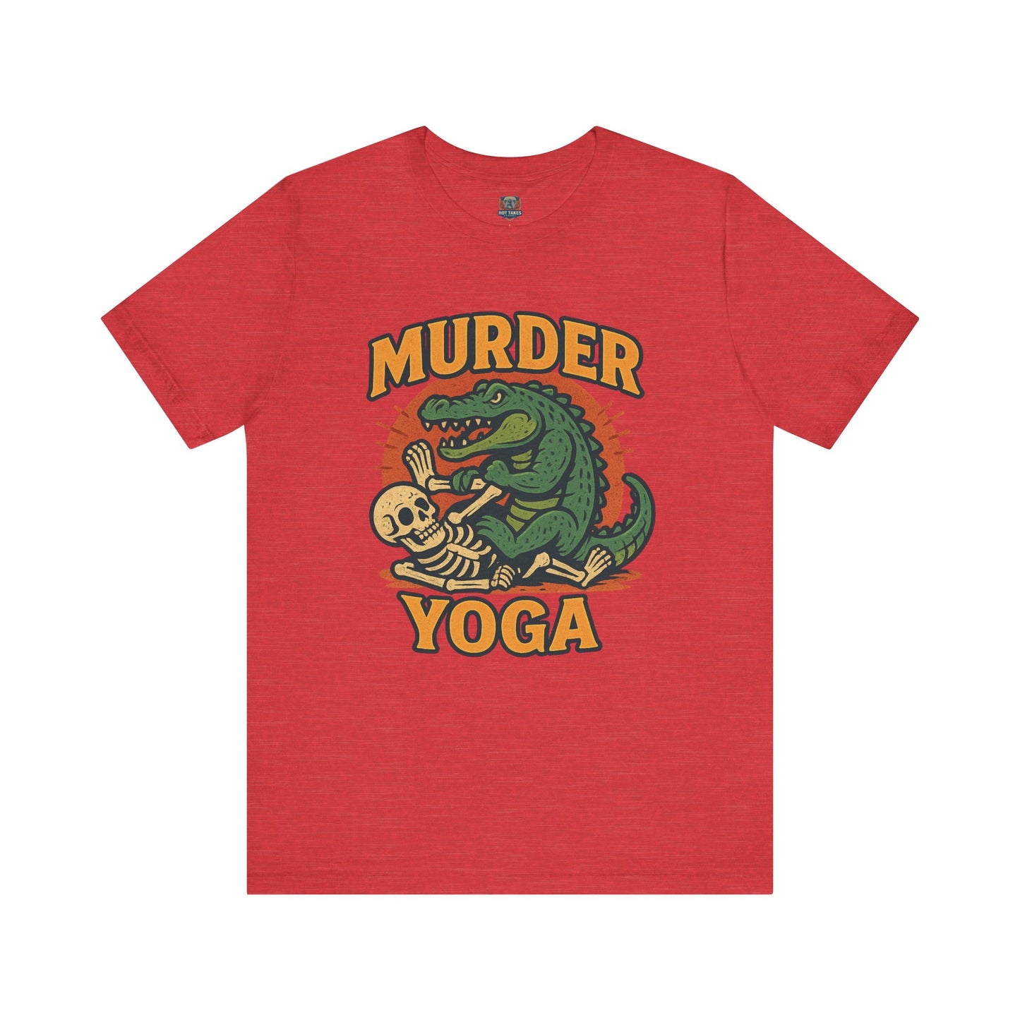 Murder Yoga Alligator BJJ Men/Unisex T-Shirt | Gracie Bradenton Branded