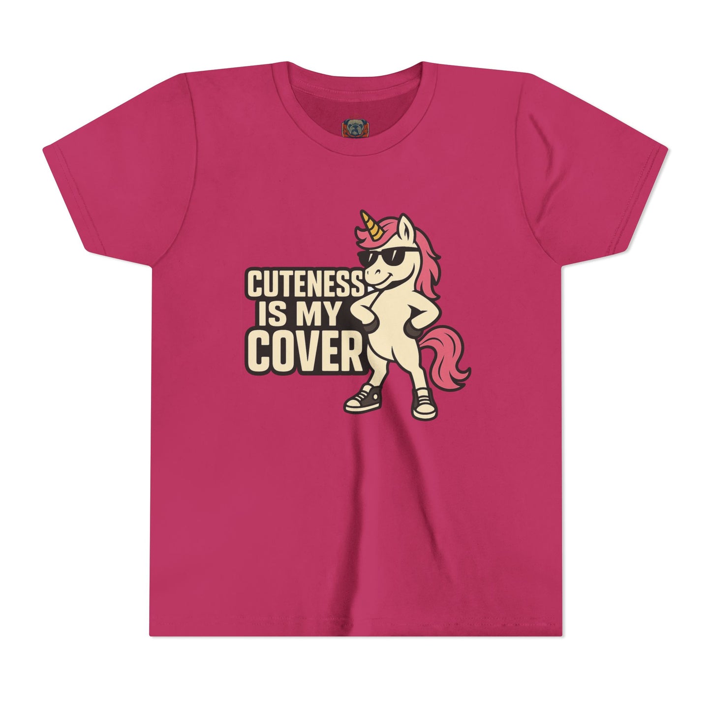 Cuteness Is My Cover Unicorn Youth T-Shirt | Gracie Bradenton Branded