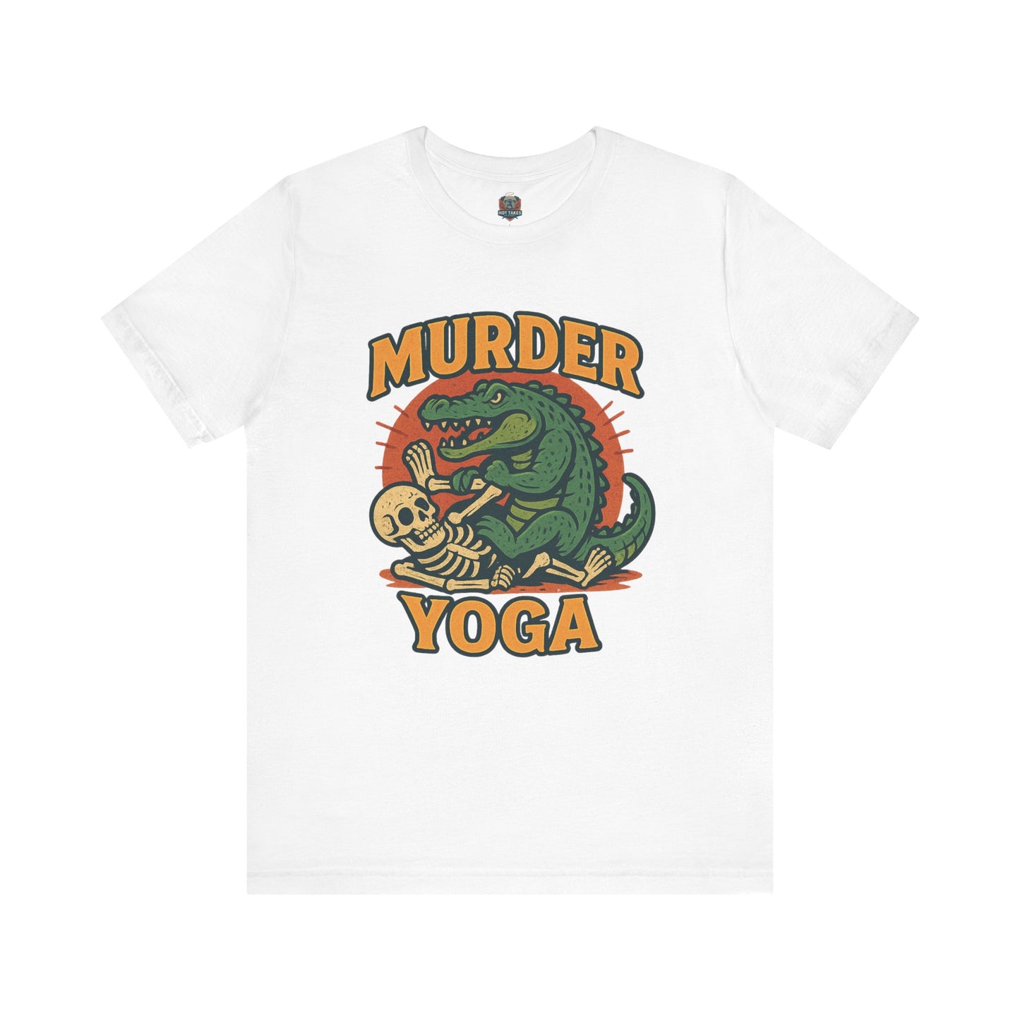 Murder Yoga Alligator BJJ Men/Unisex T-Shirt | Gracie Bradenton Branded