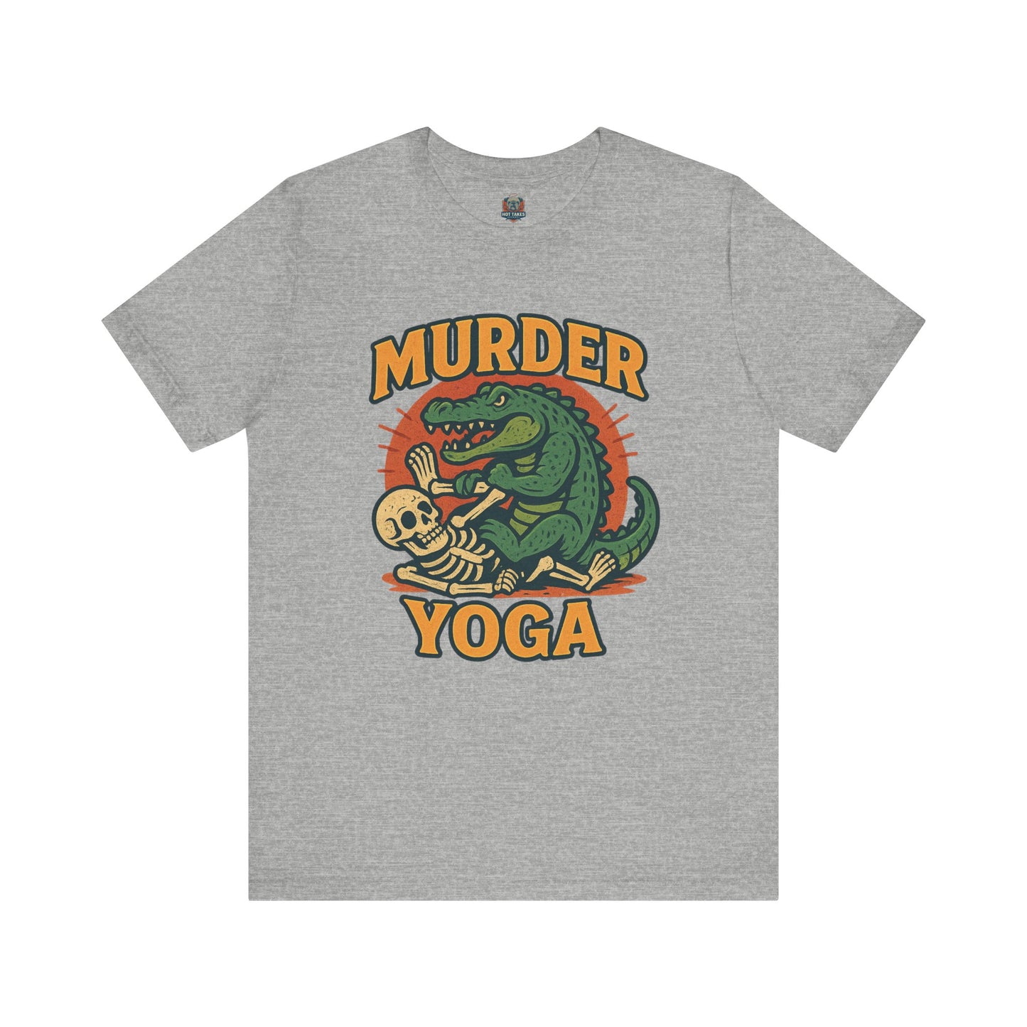 Murder Yoga Alligator BJJ Men/Unisex T-Shirt | Gracie Bradenton Branded