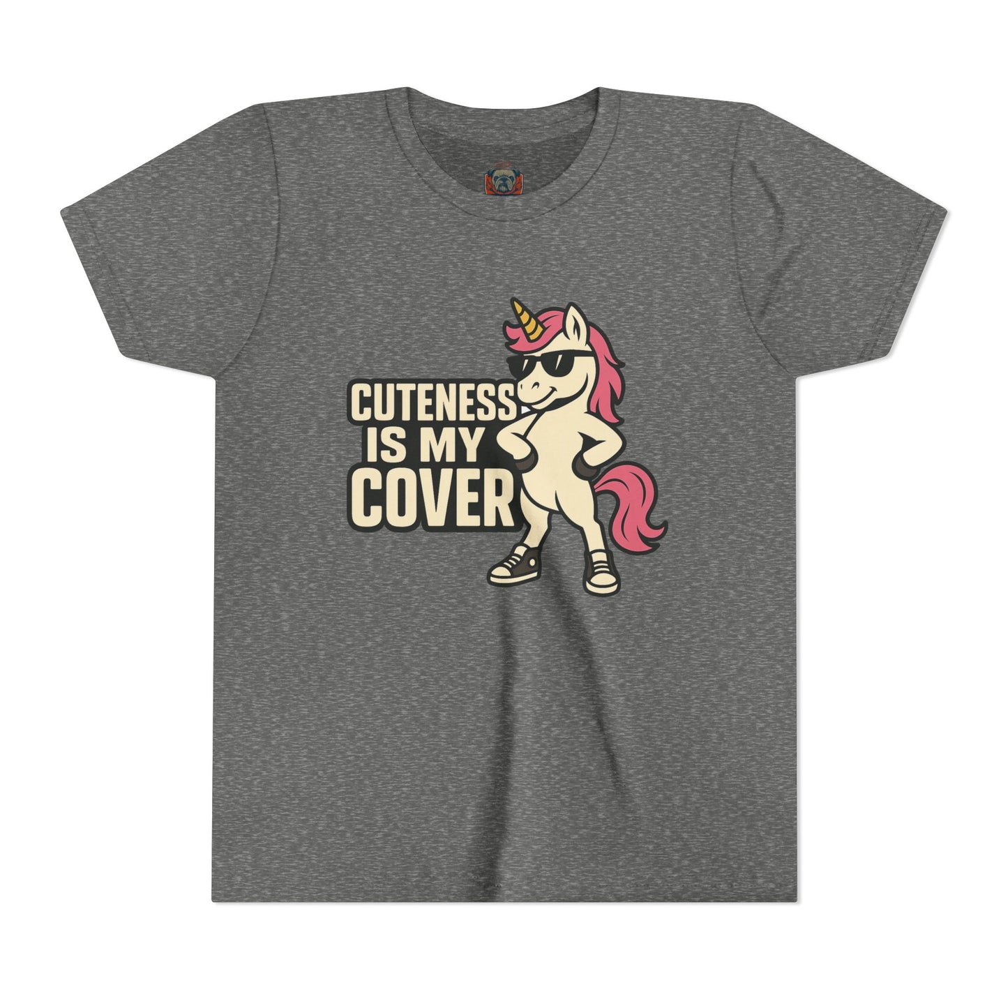 Cuteness Is My Cover Unicorn Youth T-Shirt | Gracie Bradenton Branded