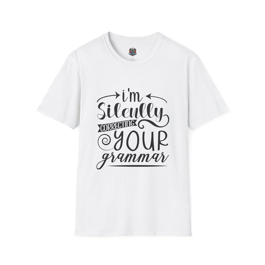 Funny Grammar Correction Unisex T-Shirt, Gift for Teachers, Students, Language Lovers, Quirky Casual Tee, Humor Shirt