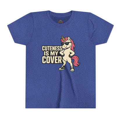 Cuteness Is My Cover Unicorn Youth T-Shirt | Gracie Bradenton Branded