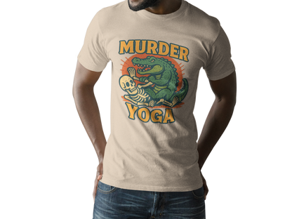 Murder Yoga Alligator BJJ Men/Unisex T-Shirt | Gracie Bradenton Branded